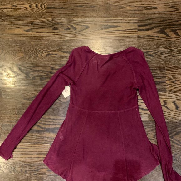 Free People Purple Knit Long Sleeve - Picture 4 of 4